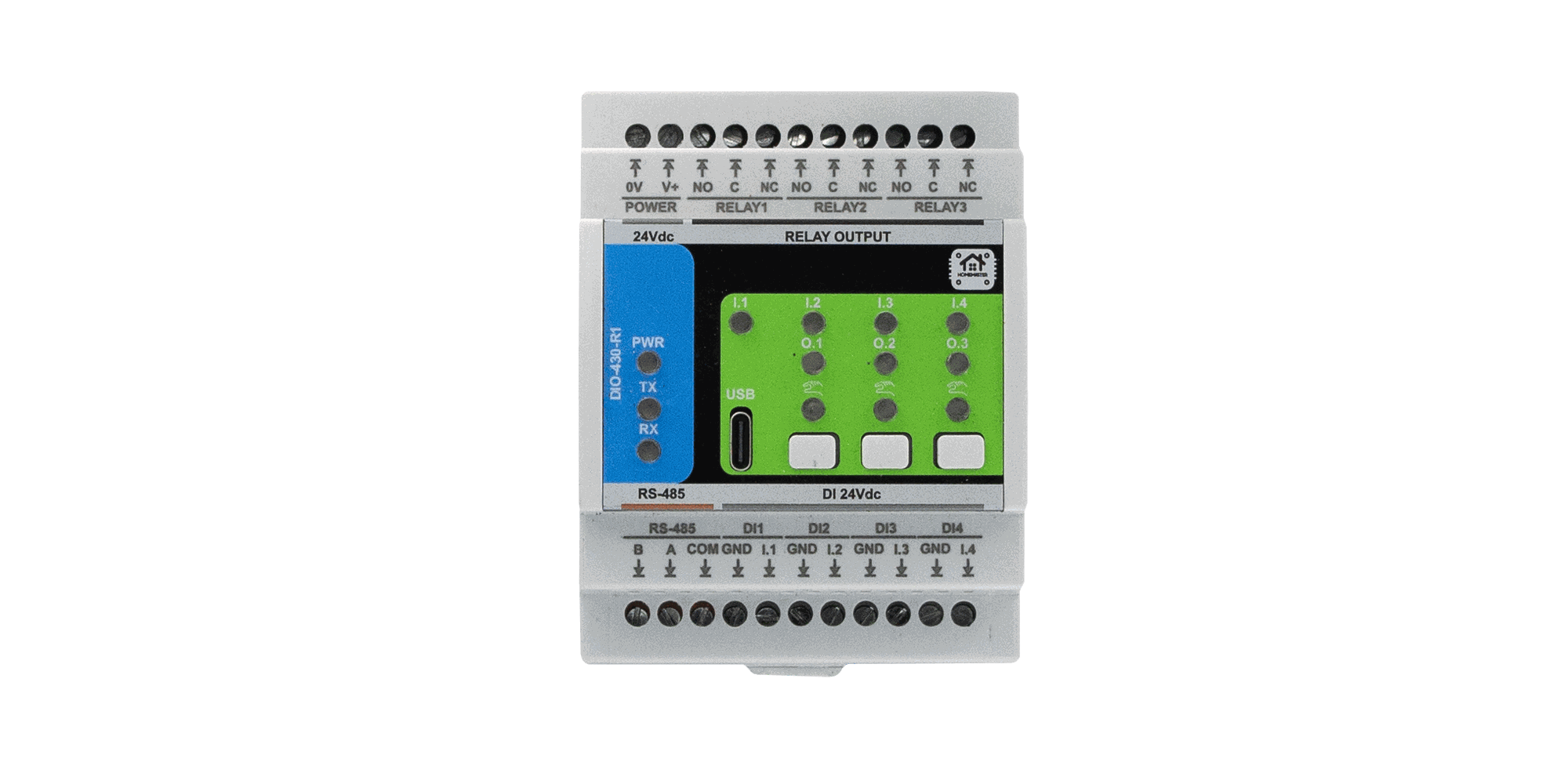 HomeMaster DIO-430-R1 digital I/O relay module